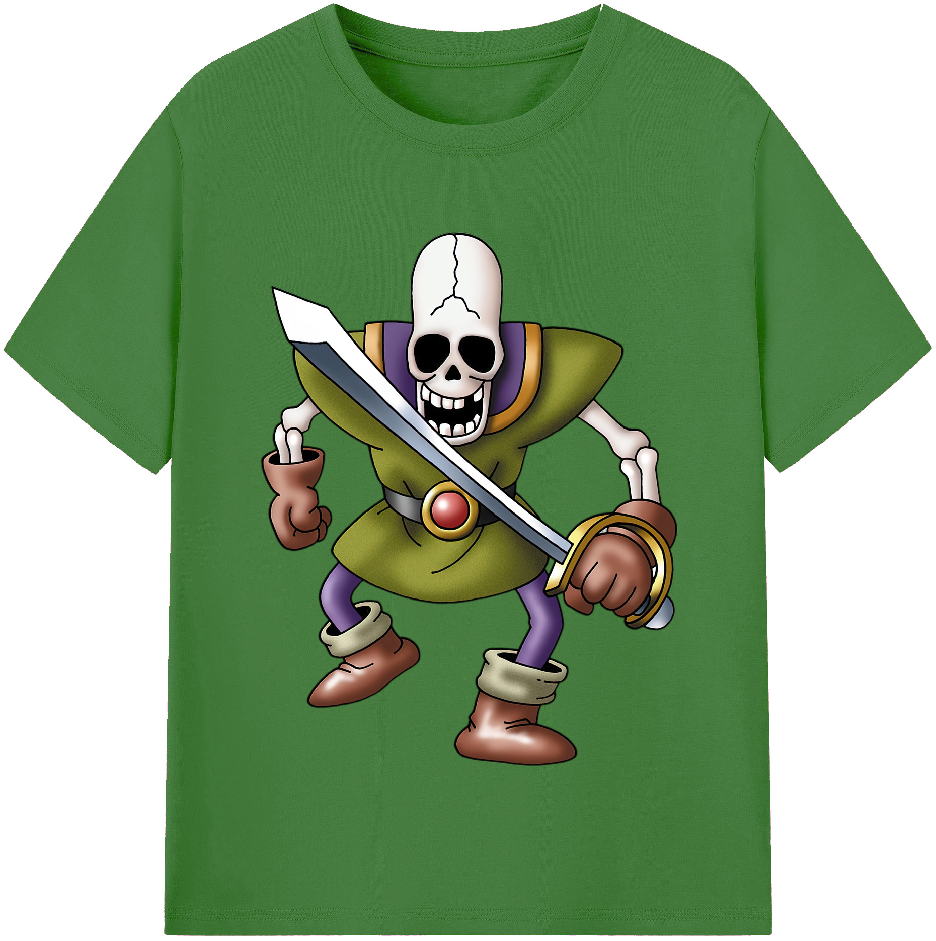 （画像用） ドラゴンクエスト Doragon Kuesuto Dragon Quest レディースカジュアルプリントTシャツ（綿100％）